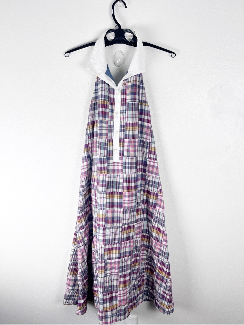 TUCKERNUCK Heritage Madres Halter Top Patchwork Jagger Dress Size Medium Casual